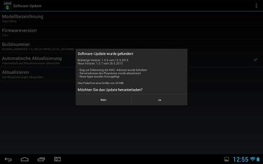 Update App for ODYS Tablet PCs screenshot 9