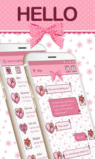 GO SMS PRO HELLO THEME screenshot 1
