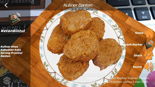 Kuliner Banten Augmented Reality 3D screenshot 7