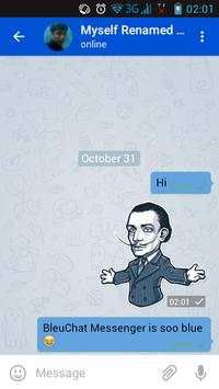 BleuChat Messenger screenshot 8