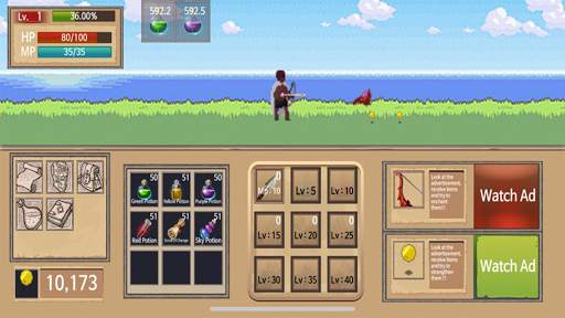 Archers Day (Simple Level Up) - 2D Free Game & Bow screenshot 4