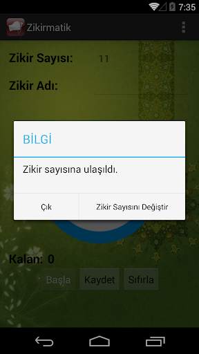 Zikirmatik / Tesbih screenshot 4