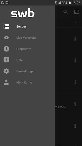 swb TV App screenshot 1