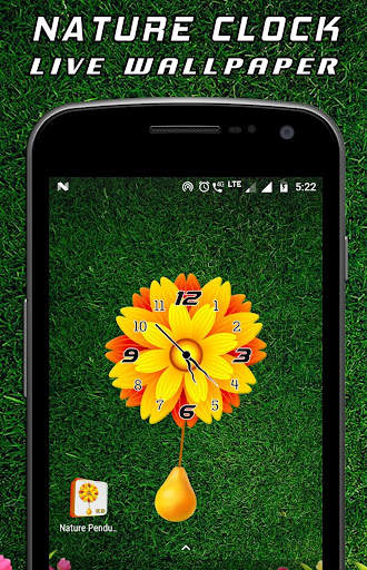 Nature Clock Live wallpaper screenshot 1