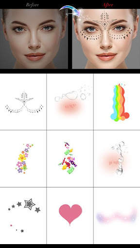 Z CAMERA MAKEUP&TEARS STICKER screenshot 2