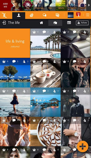 X-uniting - social network screenshot 2