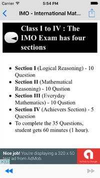 IMO - International Mathematics Olympiad Guide screenshot 1