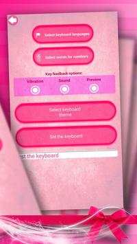 Pink Bow Emoji Keyboard screenshot 4