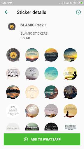 ISLAMIC Stickers for Whatsapp - WAStickerApp screenshot 1