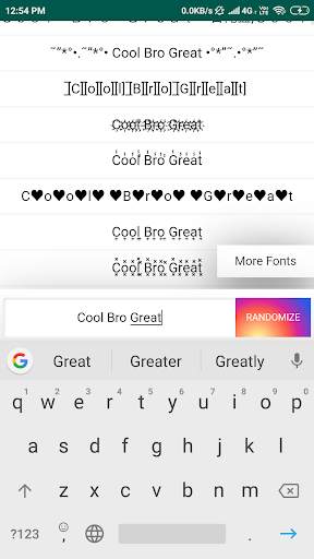 Best Fonts For Instagram - Stylish Text Fonts FREE screenshot 4