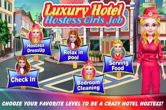 Girls Hotel Room Cleaning Hostess Game screenshot 5