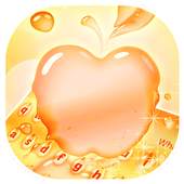 Yellow Apple Keyboard Theme 10001002