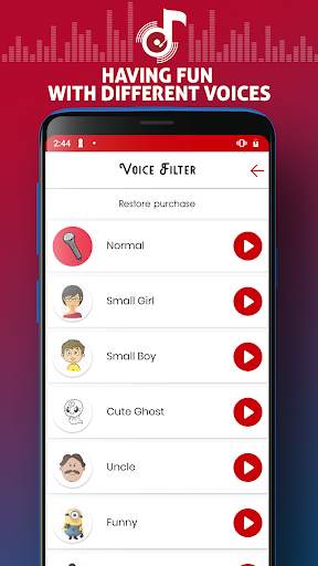Music Sync - Music Player - Voice Changer - Record screenshot 3