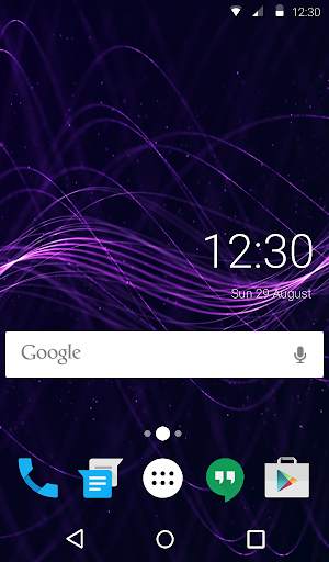 Purple Waves Animated Keyboard   Live Wallpaper screenshot 6