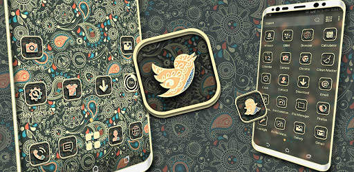 Floral Art Launcher Theme screenshot 6