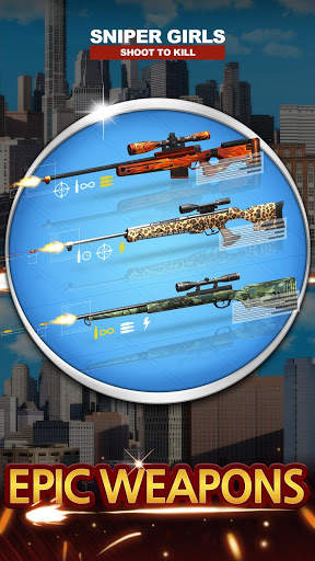 Sniper Girls - 3D Gun Shooting FPS Game screenshot 3