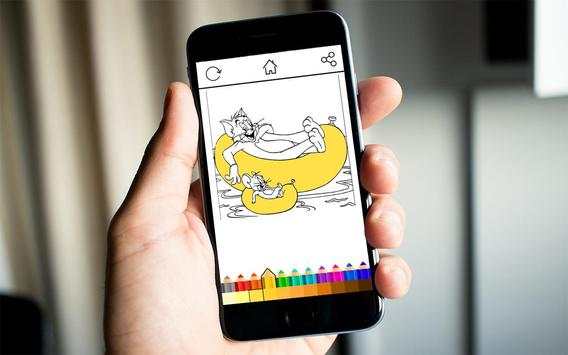 Coloring Tom And Mouse screenshot 7