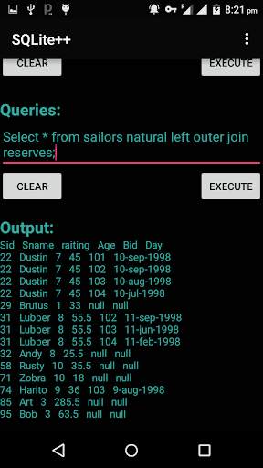 SQLite screenshot 4