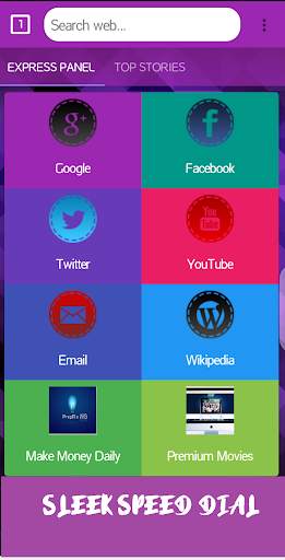 Track Extra Fast Browser - Install and Browse screenshot 1