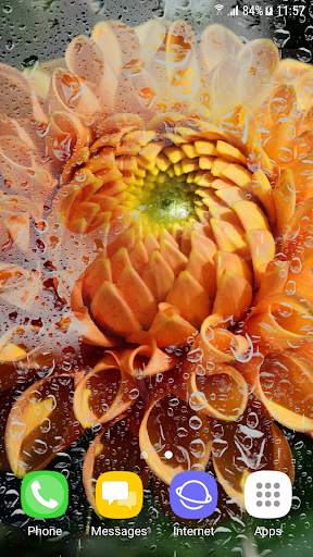 Winter and Autumn Flowers Live Wallpaper screenshot 1