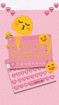 Pink Heart Keyboard screenshot 2