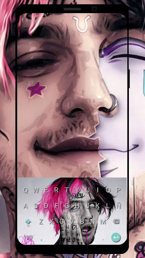 Lil Peep Keyboard Theme 2020 screenshot 3