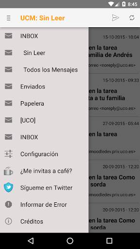 UCO Mail Checker screenshot 1