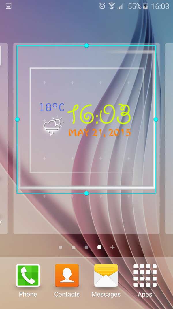 Clean Digital Clock screenshot 3
