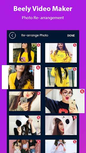 Beely Video-Black BG Video Slideshow & Music Video screenshot 2
