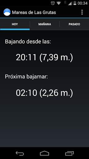 Tabla de Mareas - Las Grutas screenshot 1