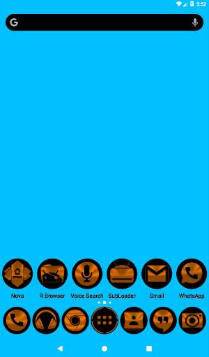 Oreo Orange Icon Pack screenshot 9