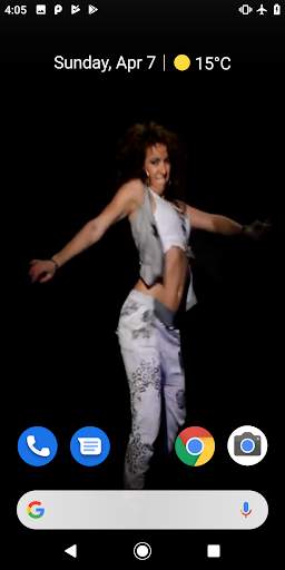 Hip Hop Dancer Girl Video Wallpaper screenshot 4