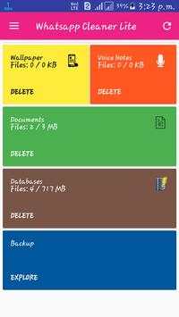 WhatsApp Cleaner Lite screenshot 2