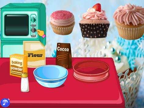 Cooking Cup Cake Winter screenshot 2