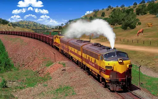 Indian Train Simulator 2018 Train Driving Games 3D скриншот 2