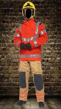 Fireman Uniform Photo Frames. screenshot 2
