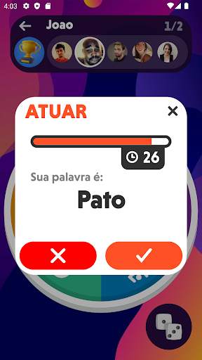 Roleta de Festa: Pintar, Atuar screenshot 2
