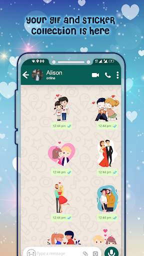 Romantic GIF : Romantic Love Stickers for Whatsapp screenshot 2