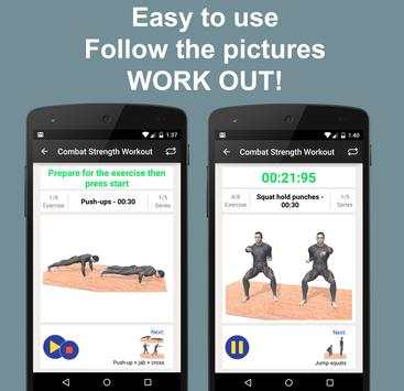 Fighting Workouts - Daily Cardio Boxing Exercises screenshot 1