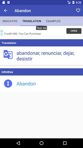 Conjugation Verbs In English - Offline screenshot 4