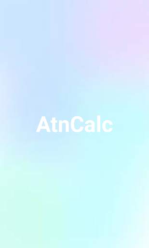 AtnCalc - Attendance Calculator скриншот 1