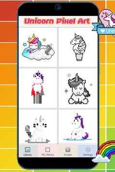 Unicorn Pixel Art Number screenshot 1