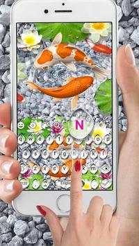 Live Koi Fish Keyboard Theme screenshot 3