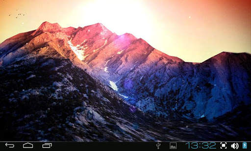 3D Kitkat 4.4 Mountain lwp screenshot 6