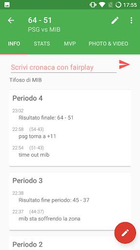 My LiveScore - Social Basket screenshot 5
