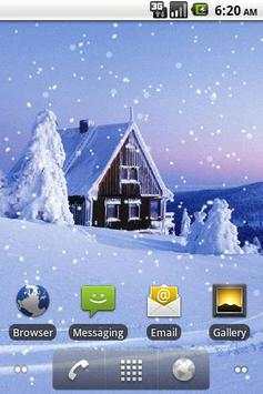 Snowfall Live Wallpaper screenshot 2