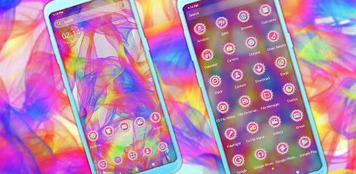 Rainbow Postcard Launcher Theme screenshot 5