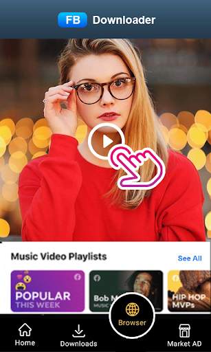 Video Downloader For FB – Video get from facebook screenshot 1