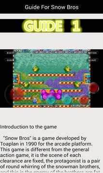Guide For Snow Bros screenshot 1