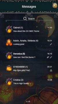 Scary Halloween SMS Theme screenshot 2